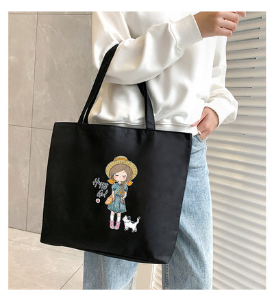 Bolsa de Lona para Mujer - Bolso Tote Escolar Versátil - Image 32