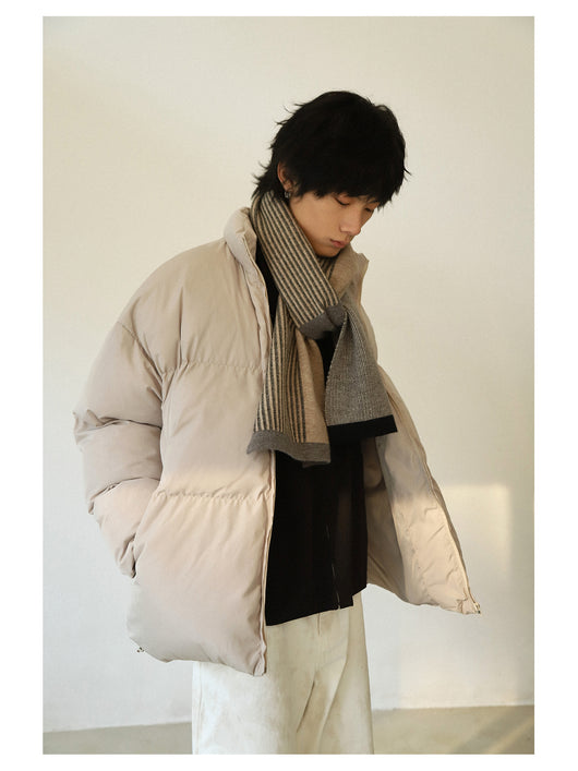 Bufanda Reversible a Rayas con Bloques de Color - Calidez y Grosor Premium - Image 21