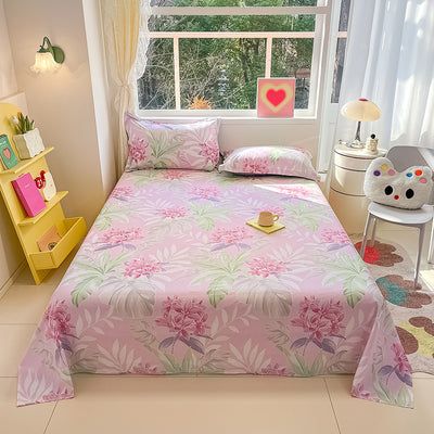 Sábana de Algodón Estampado Floral Ins Style - Image 7
