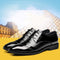 Zapatos de Cuero Puntiagudos Casual Coreanos para Hombre