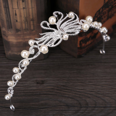 Corona de Novia Cisne de Perlas - Image 10