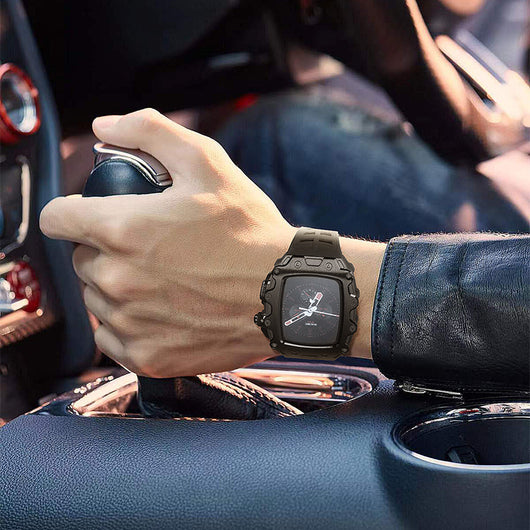 Reloj con Caja Metálica Integrada de Acero