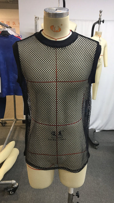 Chaleco Casual de Malla Transparente para Hombre - Image 6