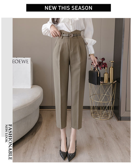 Pantalones Harem Cintura Alta para Mujer - Pantalones Frescos de Verano - Image 6