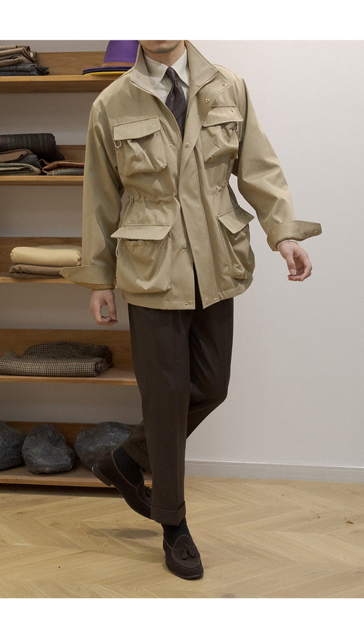 Abrigo Holgado Impermeable y Cortaviento para Primavera - Image 12