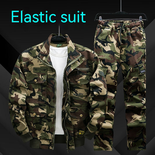 Traje de Trabajo para Hombre en Algodón con Elastano - Protección Laboral