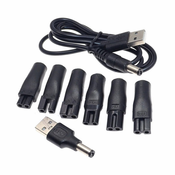 Adaptador Convertidor USB de Dos Puertos con Interfaz en Forma de Ocho y Purificador de Audio