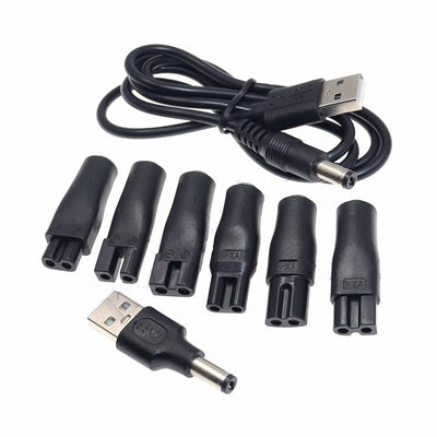 Adaptador Convertidor USB de Dos Puertos con Interfaz en Forma de Ocho y Purificador de Audio
