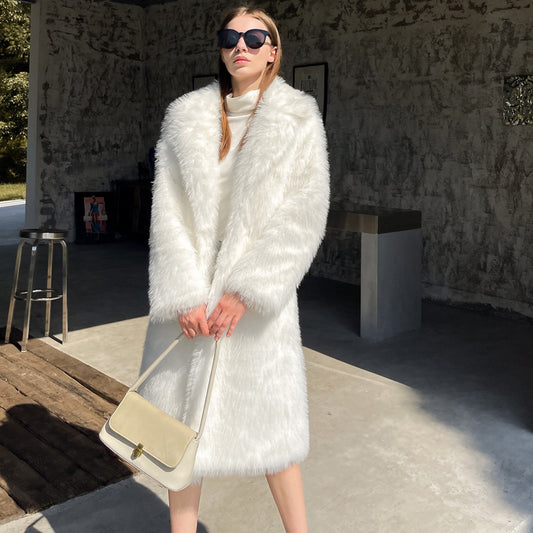 Abrigo Blazer Largo Elegante para Mujer - Sobretodo Clásico