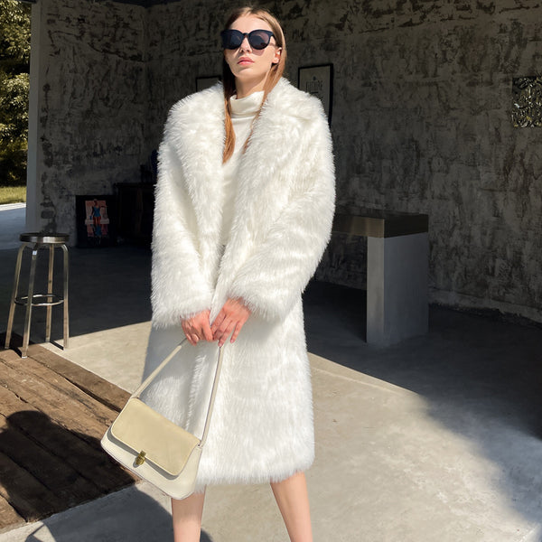 Abrigo Blazer Largo Elegante para Mujer - Sobretodo Clásico