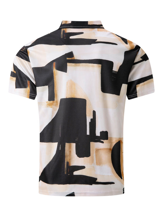 Camisa Manga Corta con Estampado Digital 3D para Hombre - Image 11