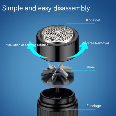 Afeitadora Eléctrica Mini Portátil Recargable para Hombres - Image 7
