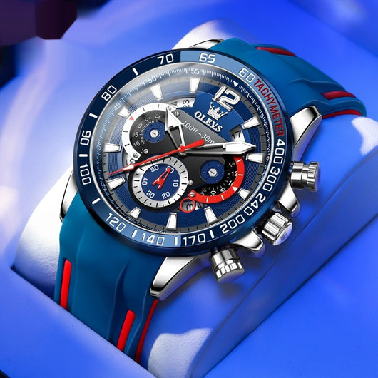 Reloj Inteligente de Banda Silicona con Luz Nocturna para Hombre - Image 6