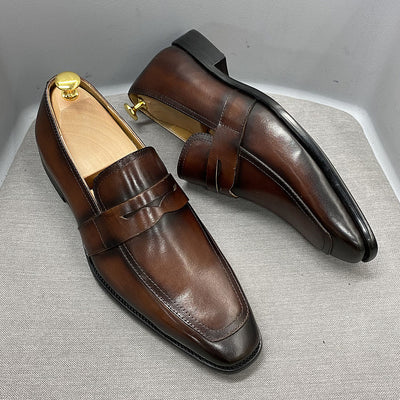 Mocasines de Cuero Italiano Clásico para Negocios - Image 16