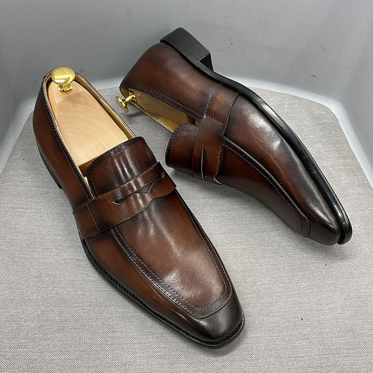 Mocasines de Cuero Italiano Clásico para Negocios - Image 16