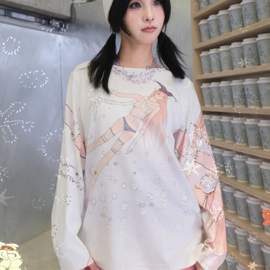 Blusa Edelweiss Manga Larga Suelta para Niña - Image 6