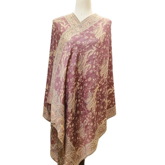 Bufanda Jacquard de Cachemira Suave con Borlas de Cashew - Image 13