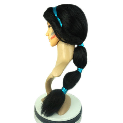Peluca de Disfraz con Trenza Esponjosa y Accesorios para la Cabeza - Image 5