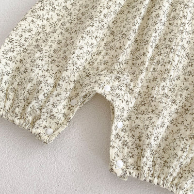 Body para Bebé Niña con Encaje Floral y Cuello Cuadrado - Image 8