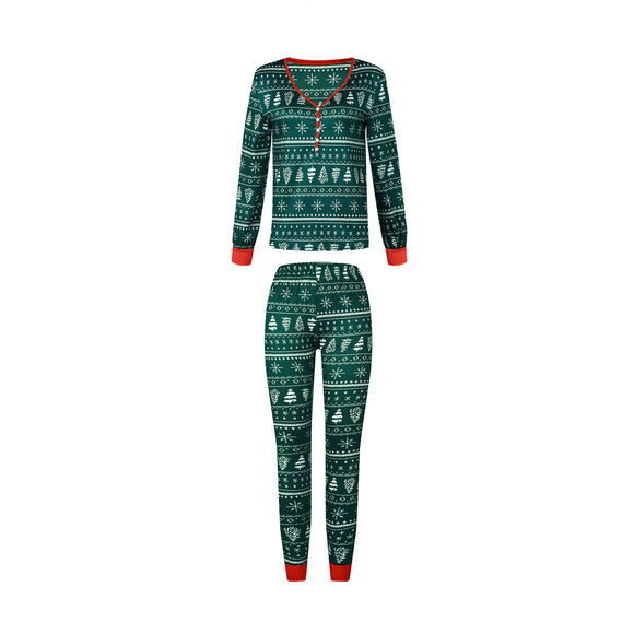 Conjunto Navideño Familiar a Juego - Diseño Contraste para Padres e Hijos
