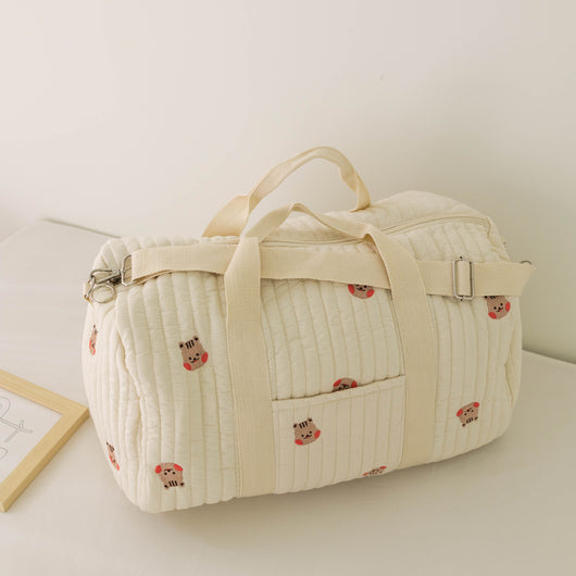 Bolsa Mensajero Momia Bordada Capacidad Grande Viajes Cortos Ligera - Image 9