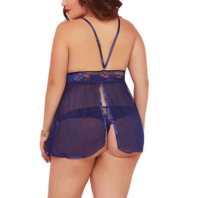 Lencería Sensual Talla Grande - Pijama Nocturno Elegante - Image 3