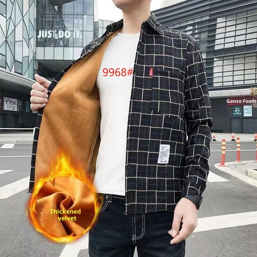 Camisa de Cuadros Térmica para Hombre con Forro de Polar - Image 16