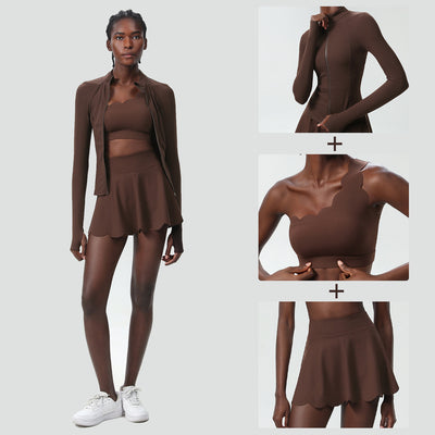 Conjunto Deportivo de Yoga Mujer 3 Piezas Secado Rápido - Image 12