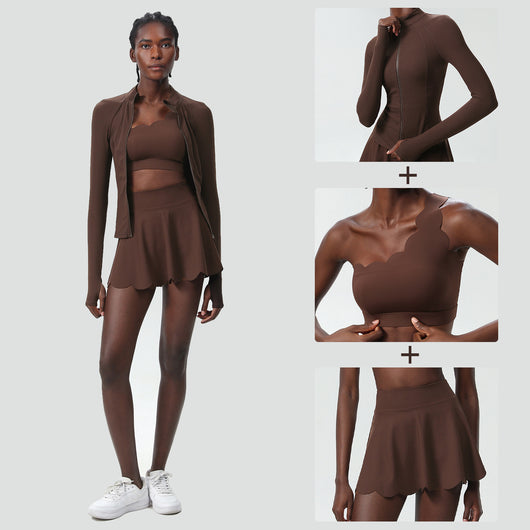 Conjunto Deportivo de Yoga Mujer 3 Piezas Secado Rápido - Image 12