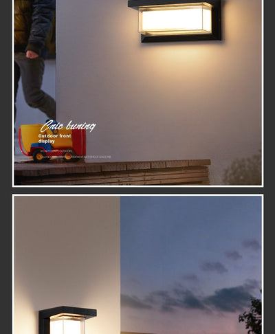 Lámpara LED de Pared Exterior Impermeable con Sensor de Movimiento - Image 23
