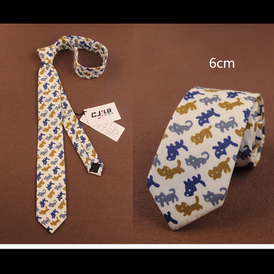 Corbata Angosta Estilo Coreano Casual y Moderno - Image 6