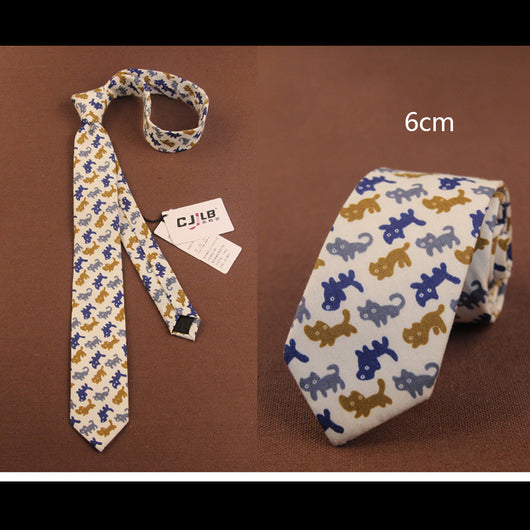Corbata Angosta Estilo Coreano Casual y Moderno - Image 6