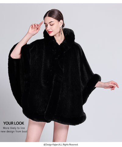 Capa Elegante con Cuello de Pelaje Sintético y Forro Polar Acolchado - Image 29