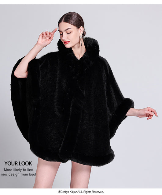 Capa Elegante con Cuello de Pelaje Sintético y Forro Polar Acolchado - Image 29