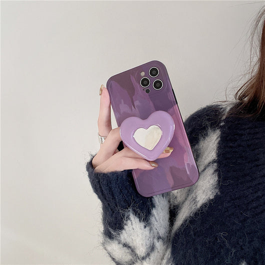 Funda Protectora Suave con Diseño de Óleo Amor Púrpura - Image 9