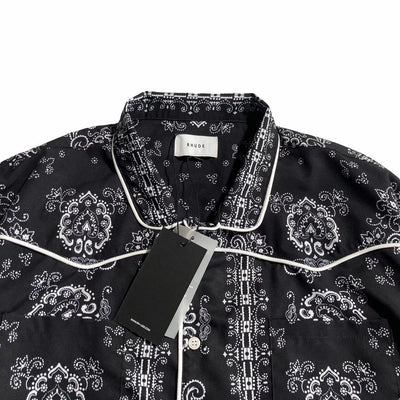 Camisa Estampada de Manga Larga con Botones - Diseño Floral Cashew - Image 10