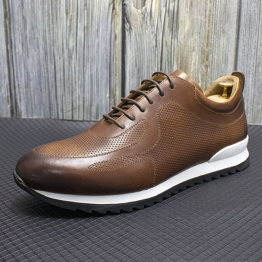 Zapatos Casuales de Cuero Genuino con Suela Reforzada y Diseño Texturizado - Image 5