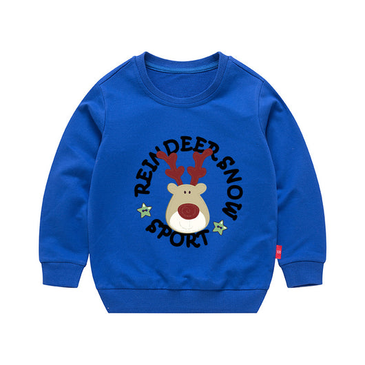 Sudadera Infantil Estilo Coreano Cuello Redondo para Niños - Image 3