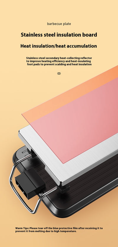 Plancha Eléctrica Multifuncional Antiadherente sin Humo - Image 18