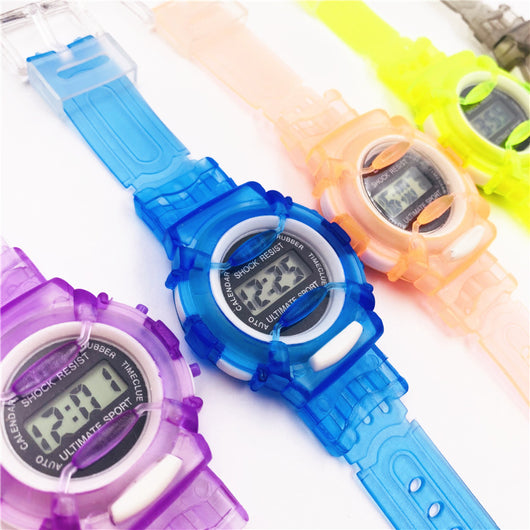Reloj Electrónico Infantil de Gelatina con Diseño Cartoon Multicolor - Image 17