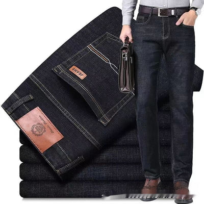 Jeans Rectos Holgados para Hombre - Comodidad y Durabilidad - Image 9