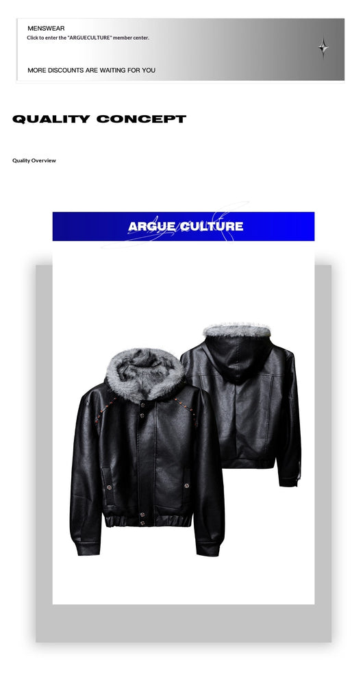 Abrigo de Invierno para Hombre con Forro Polar y Cuello de Piel - Image 8