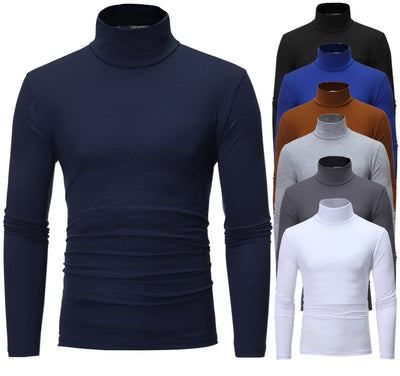 Camiseta Cuello Alto Manga Larga Ajustada - Image 17