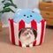 Cama Nido Semicerrada para Gatos - Diseño Oso Cálido