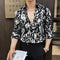 Camisa Slim Estampada Personalizada para Hombre