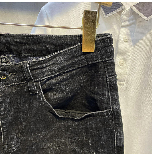 Pantalones Slim Fit Coreanos Retro - Estilo Casual Trendy - Image 2