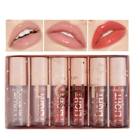 Set de 6 Brillos Labiales Espejo Water Gloss con Efecto Cristal - Image 3