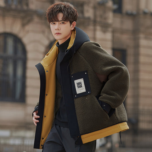 Chaqueta Acolchada con Capucha para Hombre - Estilo Premium Otoño Invierno