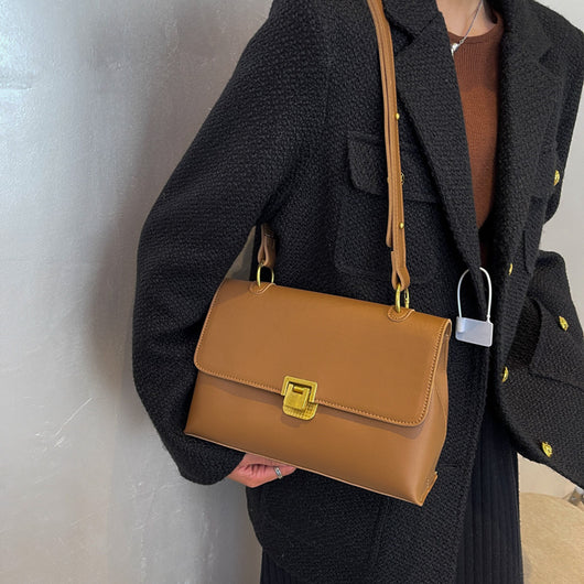 Bolso Bandolera Minimalista de Invierno - Diseño Asimétrico Moderno