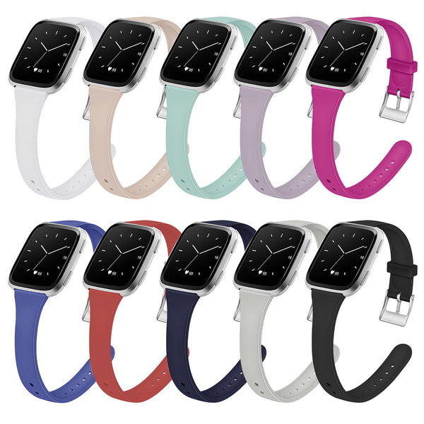 Correa Inteligente de Silicona para Smartwatch - Colores Sólidos